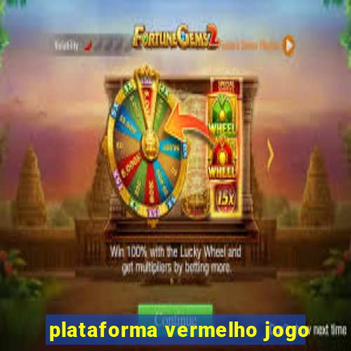 plataforma vermelho jogo